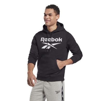 Reebok Kapuzenpullover Identity Fleece Hoodie schwarz Herren